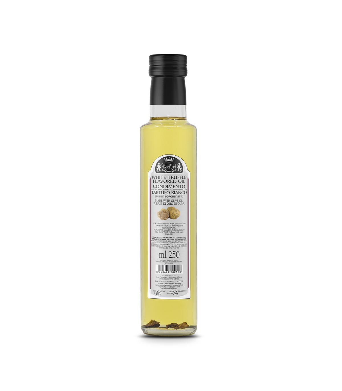 Valnerina Tartufi White Truffle Flavored Oil (100mL-250mL)