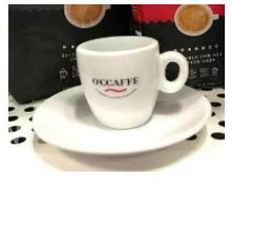 O'CCAFFE Espresso Cup Set (Set of 6)